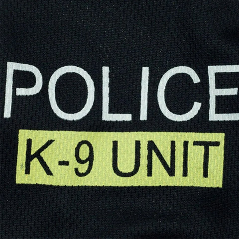 Police Suit Cosplay Dog Clothes Black Elastic Vest Puppy T-Shirt Coat Accessories Apparel Costumes  Pet Clothes for Dogs Cats