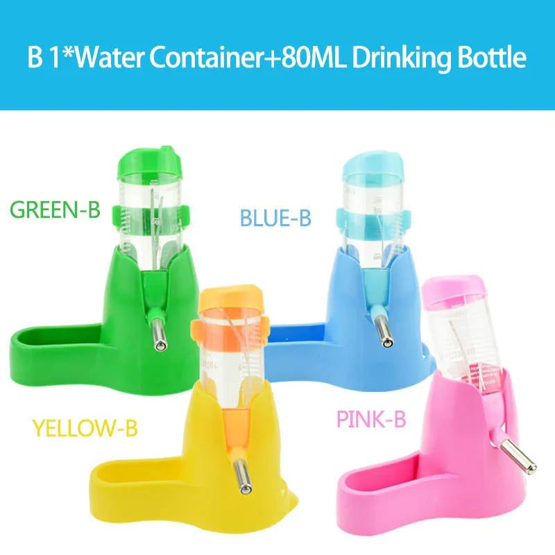 Hamster Water Bottle Small Animal Accessories Automatic Feeding Device Food Container  3 Styles 1 Pc Pet Drinking Bottles