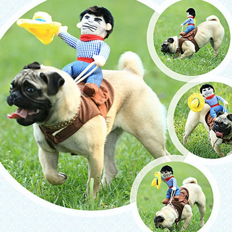 Halloween Dog Clothes Funny Pet Dogs Cosplay Costumes Set Christmas Dog Costume Comical Outfits for Pet Cat Puppy Party Clothing
