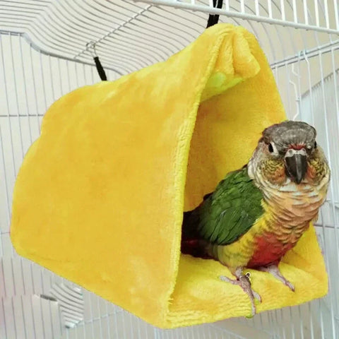 Pet Bird Parrot Cages Warm Bird Hammock Hanging Tent Bed for Bird Sleeping Bird Cage Decoration Accessories Bird House Bird Nest