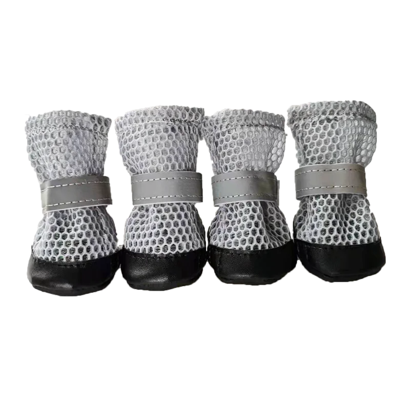 Pet Shoes For Small Dogs Reflective Non Slip Wear Resistant Winter Warm Boots For Bichon Corgi Chihuahua York Teddy Soft-soled