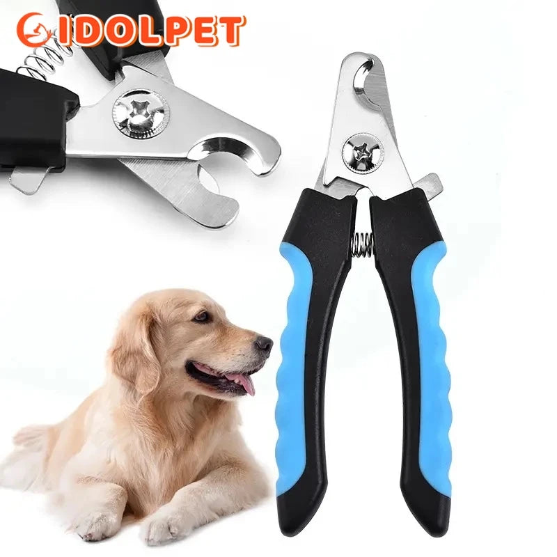 Professional Pet Nail Clipper with Safety Guard  Stainless Steel Scissors Cat Dog for Claw Care Grooming Supplies Size Fits