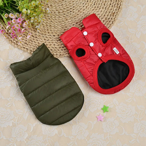 Warm Pet Dog Vest Clothes Chihuahua Pug Clothing Dogs Jacket Autumn Winter Dog Coat Clothes Outfit For Small Medium Dogs Cats