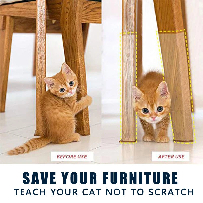 Furniture Protectors for Cats Scraper Cat Scratching Post Durable Sticker Training Tape Anti Pet Scratch Paw Pads for Couch Sofa