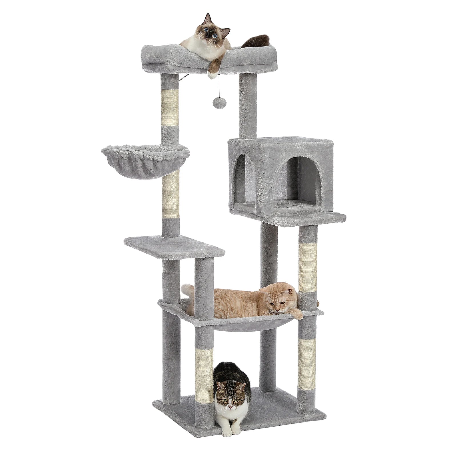 Pet Cat Jumping Toy with Ladder Scratching Wood Climbing Tree for Cat Climbing Frame Cat Furniture Scratching Post #0201