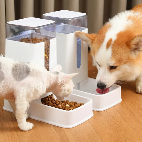 Automatic Cats Dog Puppy Container Pet Dogs Food Accessories Bowl Dispenser Feeder Feeding Cat Water Pet Drinking Supplies