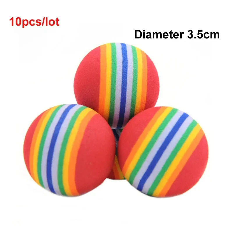 pawstrip Rabbit Fur False Mouse Pet Cat Toys Feather Rainbow Ball Toy Cayts Funny Playing Toys For Cats Kitten Fish Cat Toy