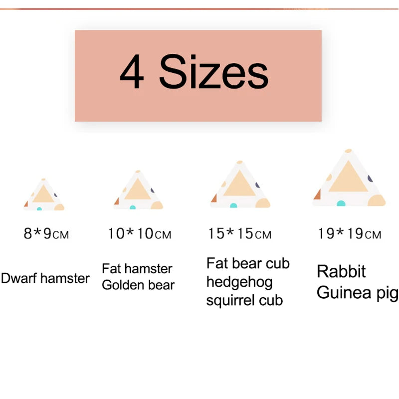 Mini Soft Animal Hammock Nest Ferret Rabbit Guinea Pig Rat Hamster Mice Bed Toy Warmer Cushion House Cave Pets Supplies