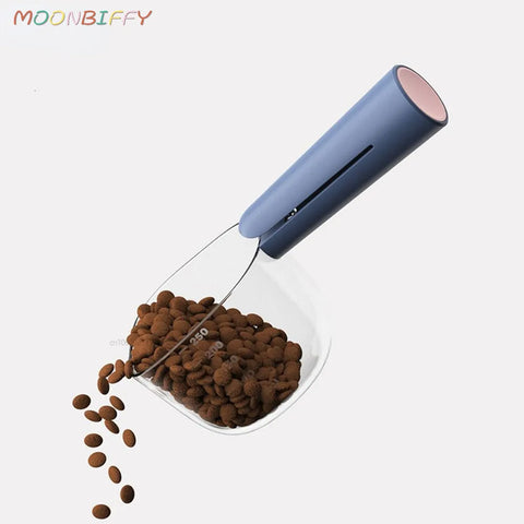Pet Food Cup For Dog Cat Feeding Bowl Kitchen Scale Spoon Measuring Scoop Cup Portable With Scale Feeding Transparent Supplies