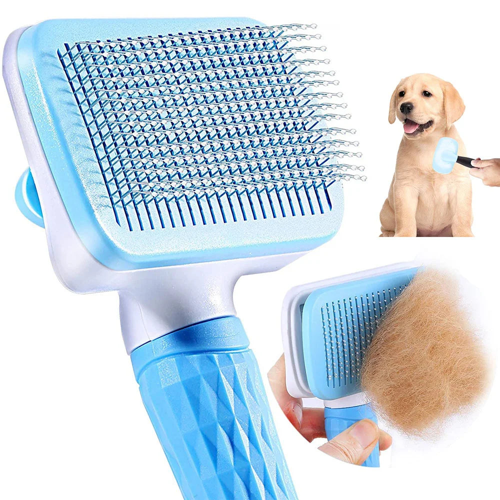 Dog Hair Remover Brush Cat Dog Hair Grooming And Care Comb For Long Hair Dog Pet Removes Hairs Cleaning Bath Brush Dog Supplies